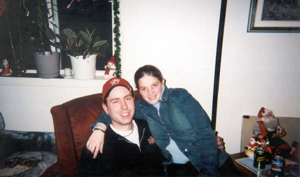 Amanda and Steve Christmas 03